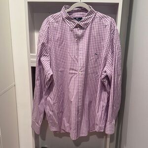 Vineyard Vines Lavender Classic Fit Tucker Shirt